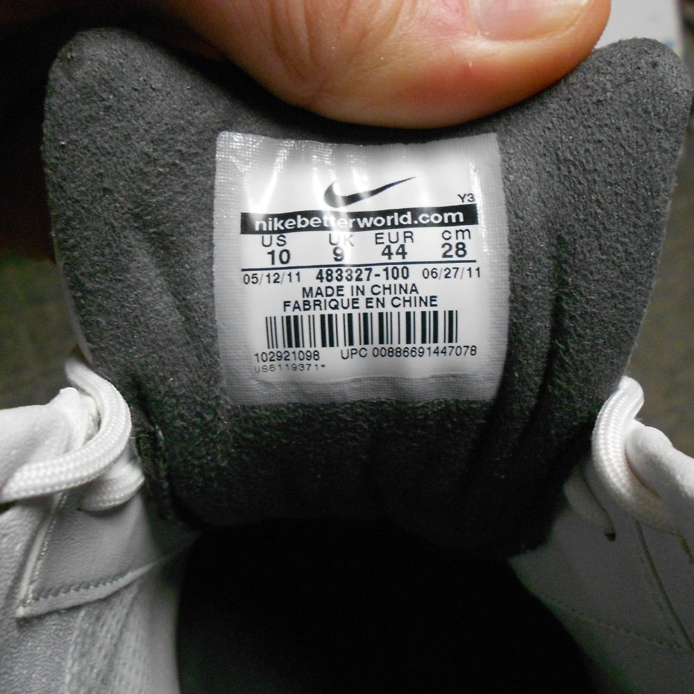 NEW NOS NIKE - Zoom Flywire 483327-100 TIGER WOODS TW Golf Shoes - White 10 Mens - Picture 16 of 16